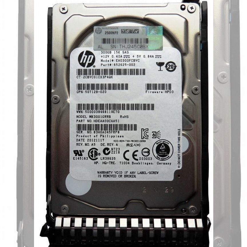 [759546-001] Жесткий Диск Hp 300gb Sas 3,5" Hdd 759546-001