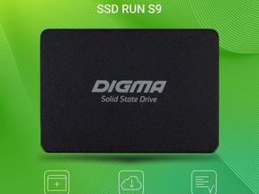 SSD 1тб Digma RUN S9 (dgsr2001TS93T) 2.5" SATA 1TB