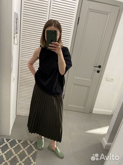 Юбка Reserved замшевая