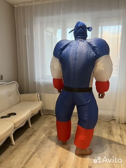 Надувной костюм капитана америка