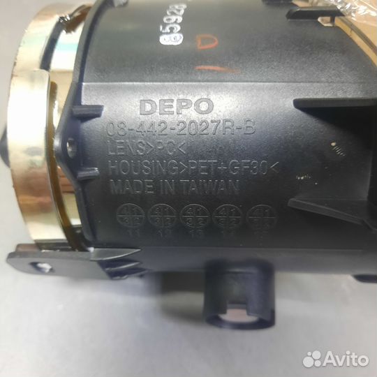 Фара противотуманная правая depo 442-2027R-AE
