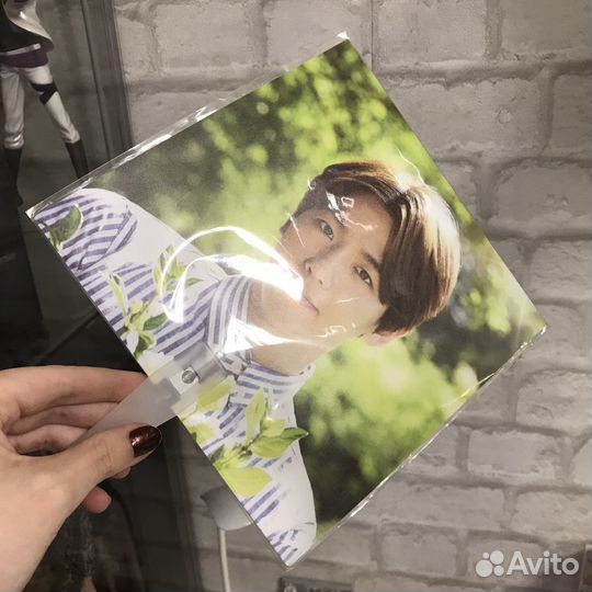 Exo веер с Бэкхёном (Nature Republic)