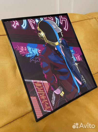 Постер daft punk
