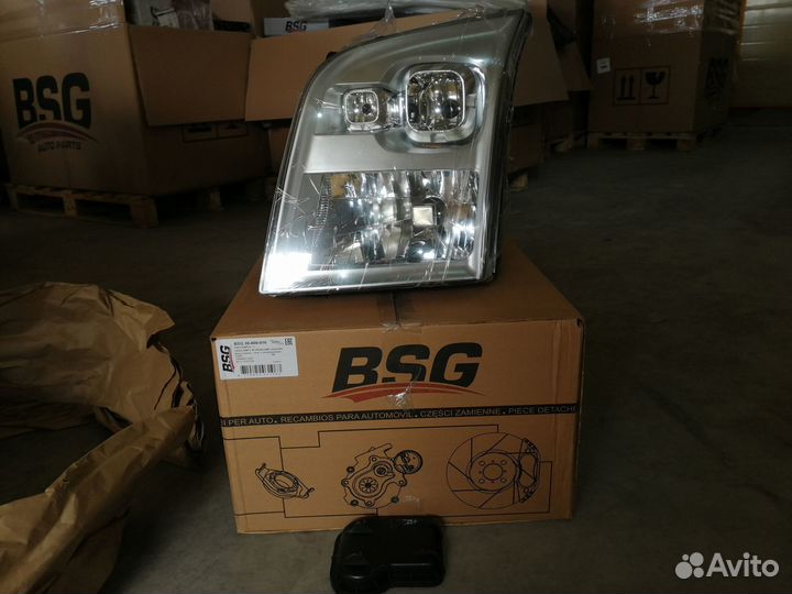 Фара передняя левая электромотор ford transit 7