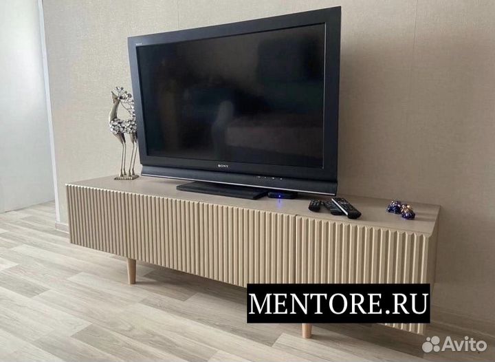 Тумба под тв браво / bravo вертикаль капучино