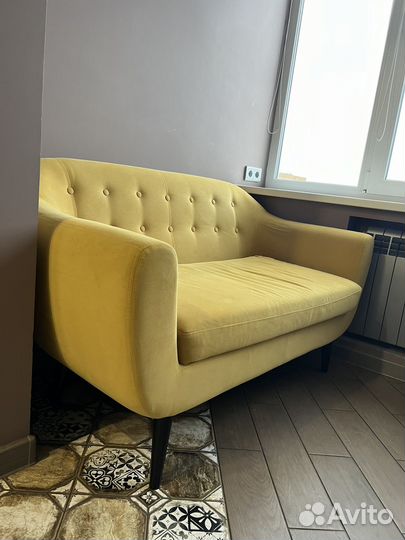 Диван Роттердам Velvet Yellow