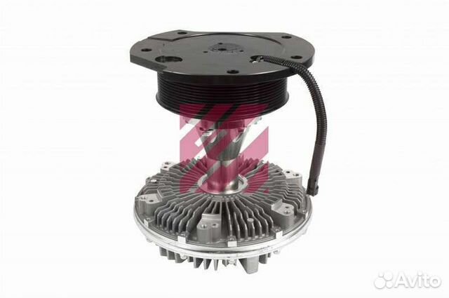 Вискомуфта вентилятора в сборе со шкивом Iveco
