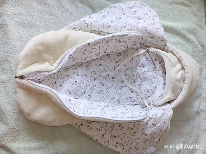 Конверт на выписку осень зима в коляску