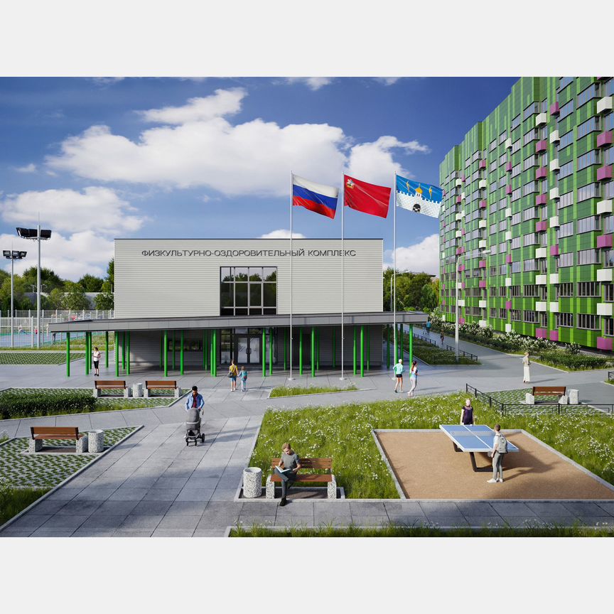 2-к. квартира, 62,1 м², 5/9 эт.