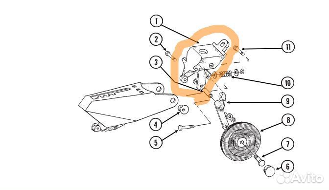 GB0233 Ограничитель рычага диска сошника Kinz