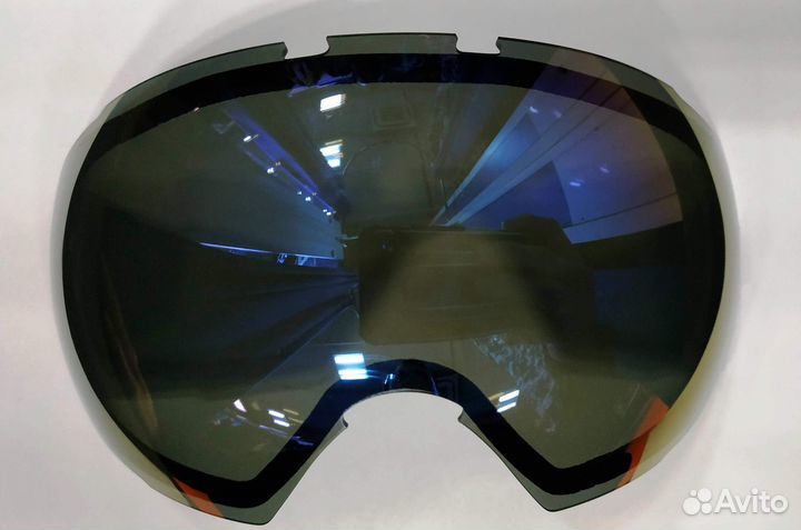 Линза для очков CKX hawkey двойная син revo 500120