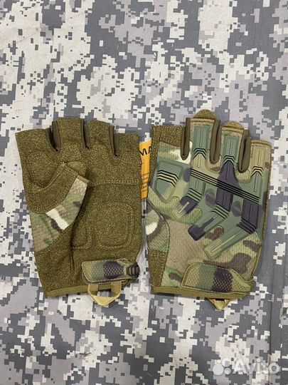 Тактические Перчатки без пальцев, мультикам