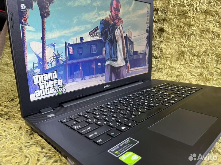 Игровой ноутбук Dexp 8Gb/nvidia GeForce 930M/SSD