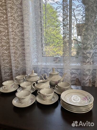 Столовый сервиз фарфор Рига СССР