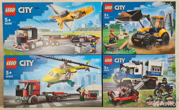 Новое Lego City, Marvel. Много, оригинал