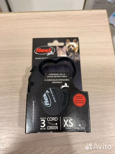 GErmane Поводок - рулетка Flexi 3 метра новый