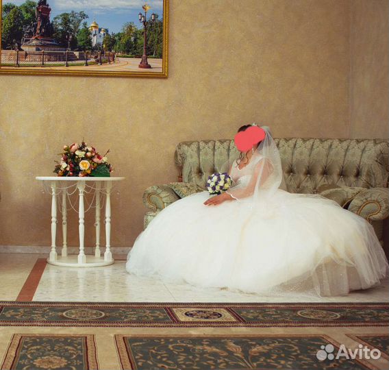 Свадебное платье пышное
