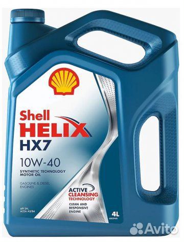 Масло моторное Shell Helix HX7 10W-40 4л