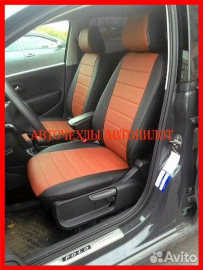 Чехлы Автопилот Volkswagen Polo 1 из экокожи