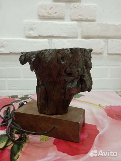 Ночник светильник из дерева