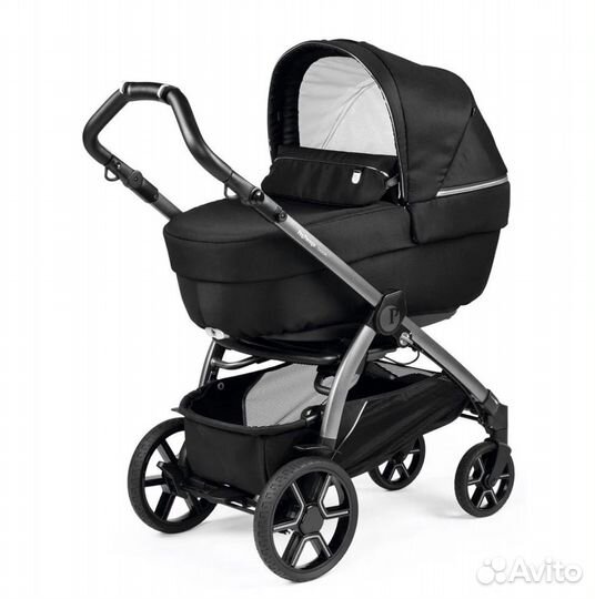 Коляска 3 в 1 Peg Perego Book Combo Black Shine