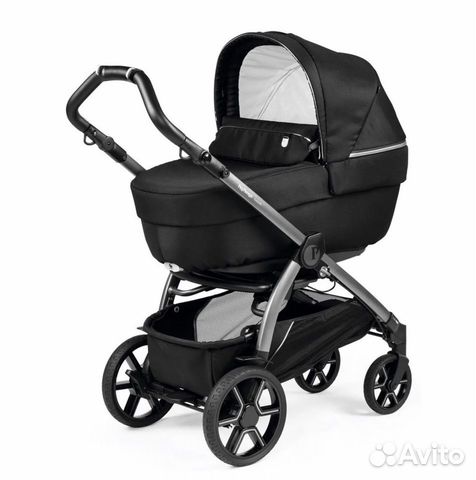 Коляска 3 в 1 Peg Perego Book Combo Black Shine