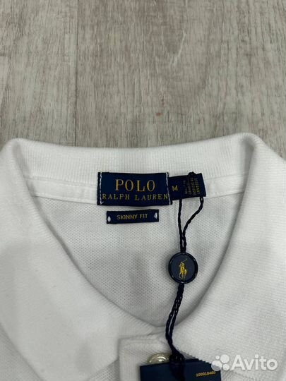 Белая футболка поло Ralph Lauren