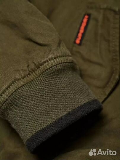 Бомбер ветровка хлопковая Superdry - S новая