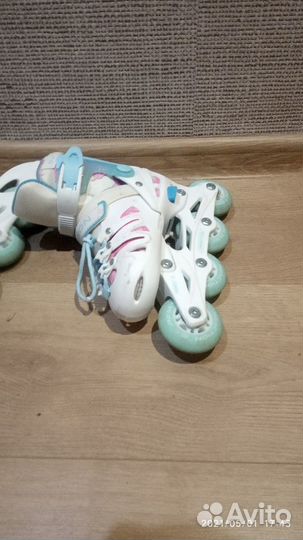 Роликовые коньки детские раздвижные