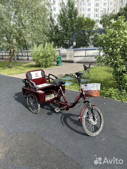 Велосипед Электрорикша