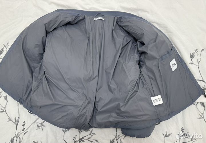 Zara - boxy fit padded jacket (новый, с биркой)