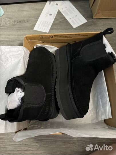 Угги UGG Neumel Platform chelsea black 39р 25см