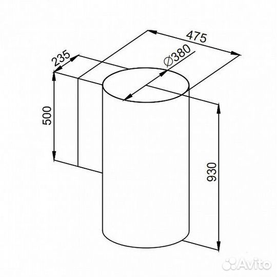 Вытяжка maunfeld Lee Wall (sensor) 39 белый