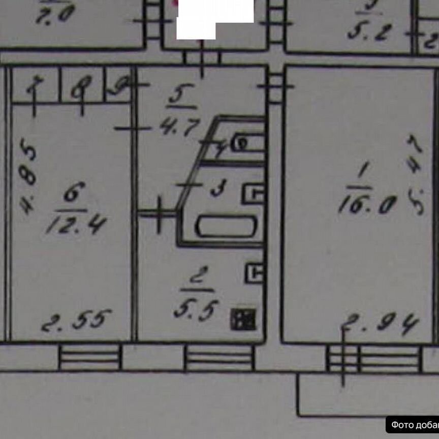 Квартира 2-комн. 43 м² в рп Вохтога — фото 9 из 9
