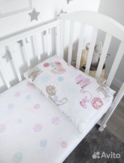 Белье постельное в кроватку 120х60