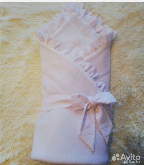 Детское одеяло - конверт из муслина