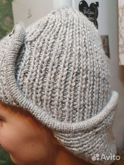 Шапка вязанная женская