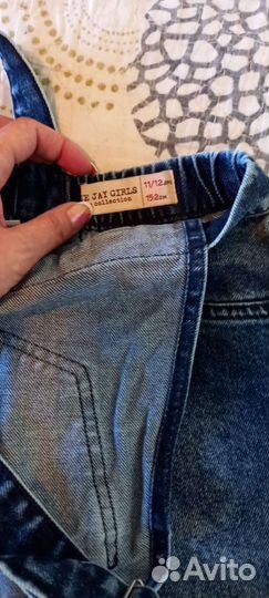 Джинсовый комбинезон для девочки