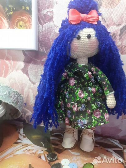 Кукла вязаная крючком