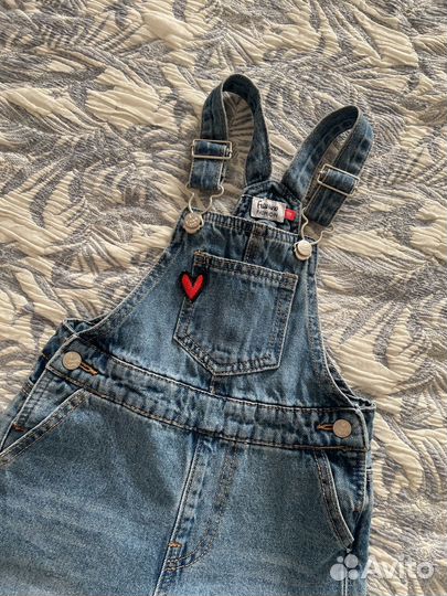 Джинсовый комбинезон 104