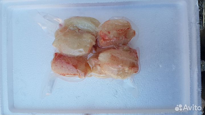 Мясо краба камчатского роза+колено