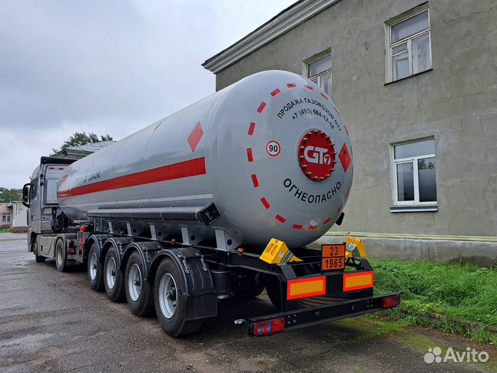 Полуприцеп газовоз GT7 ППЦТ-44, 2023