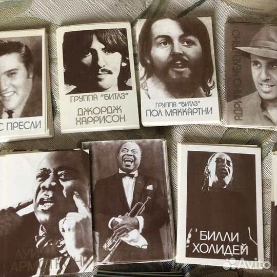 Карманные календарики, 90-91 гг, (музыканты)