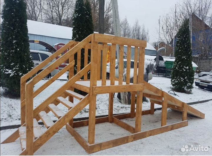 Зимние Горки деревянные