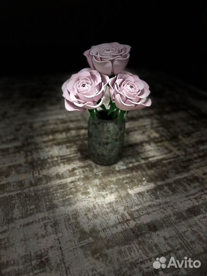 Механическая роза, цветы