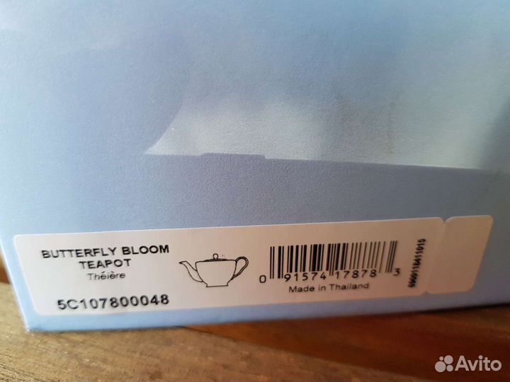 Чайник 370 мл Wedgwood Butterfly Bloom