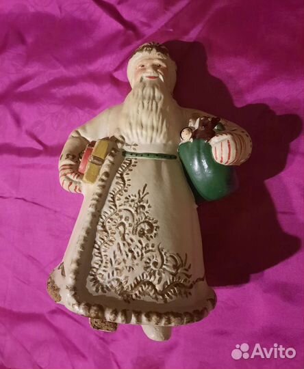 Дед мороз СССР папье маше