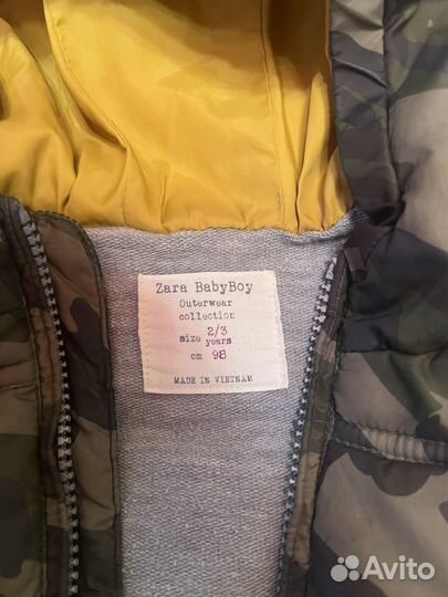 Жилетка детская zara 98