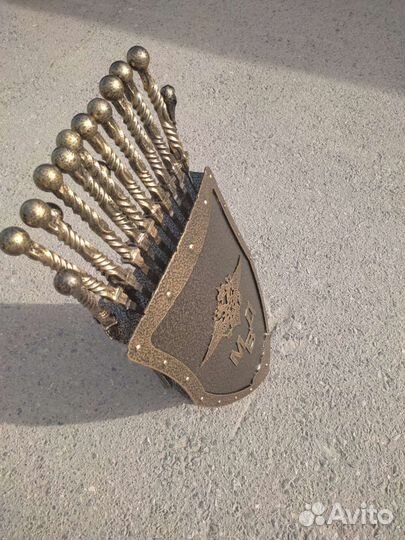 Шампура с подставкой (в виде мвд)