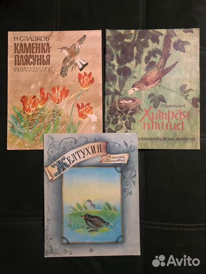 Детские книги СССР. Птицы